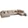 Sofa MADELINE Wohnlandschaft U-Form Cord taupe Longchair links