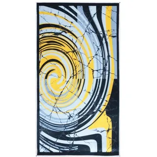 Mani TEXTILE TPS_TOURBI_JAU160 Teppich, Polyester, Gelb, 160 x 230