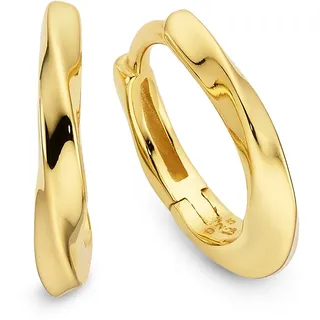Bruno Banani Creolen Schmuck Geschenk gelbgoldfarben 16mm