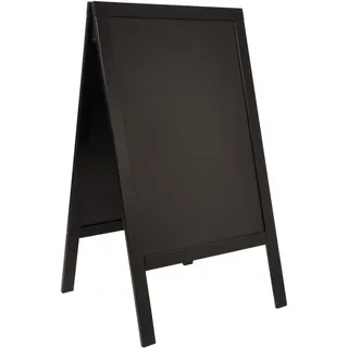 Securit Kundenstopper Tafel Aufsteller Werbetafel Kreidetafel- 125x70 cm schwarz