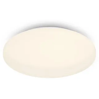 BRILONER - LED Deckenlampe, LED Deckenleuchte Bad IP44, Badezimmerlampe, warmwei - Weiß