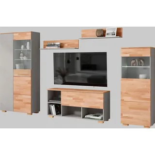 otto home Home affaire Wohnwand 5 Stk. tlg., braun