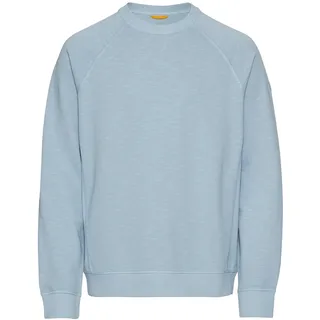 camel active Herren Sweatshirt für Herren – Regular Fit | Rundhals | Baumwolle | Atmungsaktiv Blau, Menswear-XL