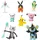 Jazwares Pokémon Battle Set 8-pack Minifigur One Size