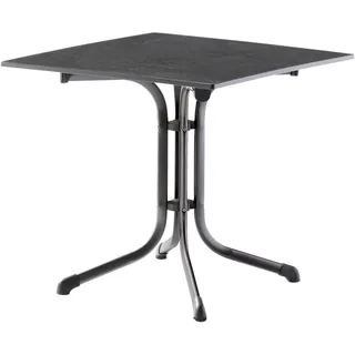 Sieger Klapptisch 80 x 80 x 73 cm eisengrau/schiefer anthrazit