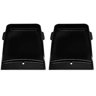 Weber Deluxe Plancha für Genesis II Modelle (57 x 40cm), Ersatz für Grillrost, Porzellan-emailliertes Gusseisen, passend für Weber Genesis II Gasgrill 400 & 600er Serie - Schwarz (7665)