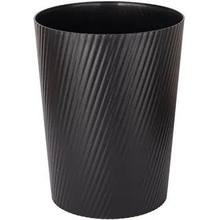 UUJOLY Kleiner Mülleimer für Badezimmer, Waschküche, Küchen, Büros, Kinderzimmer, Schlafsäle (schwarz)