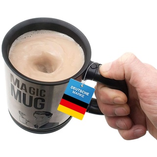 GOODS+GADGETS Magic Mug Becher Selbstrührender Tasse Lazy Kaffeebecher Kaffeetasse Thermosbecher