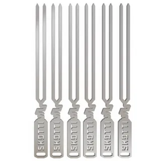 Skotti Grillbesteck 28 cm Edelstahl grau