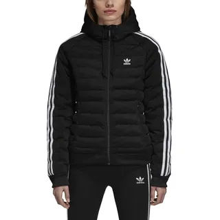 Adidas Damen Slim Jacke, schwarz (Black), 40