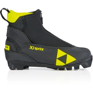 Fischer XJ Sprint Kinder Langlaufschuhe Gelb/Schwarz 36
