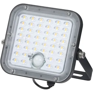 LED Solar Strahler Metall Sensor OSRAM 4000K dimmbar IP65 b:15.3cm Spot Garten