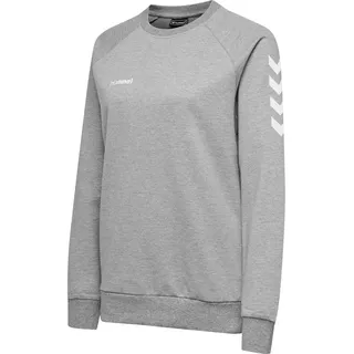 hummel GO Baumwoll Sweatshirt Damen grey melange XS