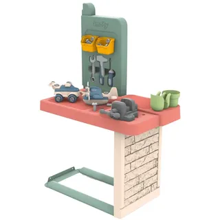 Smoby "Smoby Life Werkbank", Made in Europe, bunt,