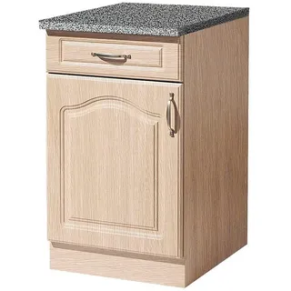 WIHO KÜCHEN Unterschrank Linz 60 x 60 x 85 cm Braun