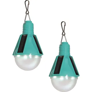 Näve Leuchten Solarleuchte CAMPING mit LED Platine Solarleuchte CAMPING mit LED Platine 2er-Set Solar-Pendelleuchte rot