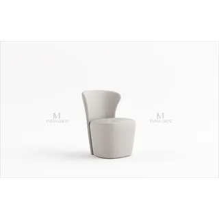 Schminkstuhl Sitzhocker Schminktisch Luxus Möbel Hocker Stuhl Polster Stuhl Neu - Weiß