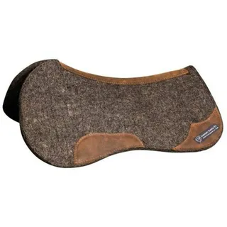 Western Imports Filzpad Wool Butterfly - Feltpad Westernpad Filz 100% Schafwolle - grau (variiert, da Naturprodukt)