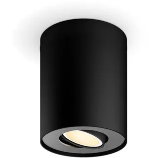 Philips Pillar Hue ext. spot single spot black 1