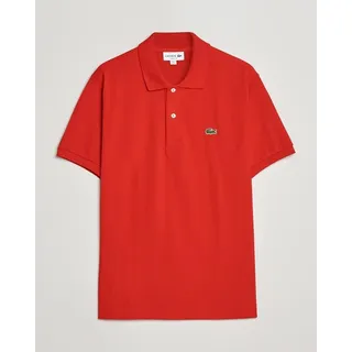 Lacoste Herren Poloshirt Rot 100% Baumwolle : Größe - M Größe: M - Rot