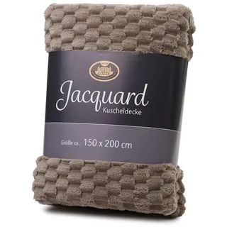 Gözze Bubbles Kuscheldecke 150 x 200 cm Grau/Weiß