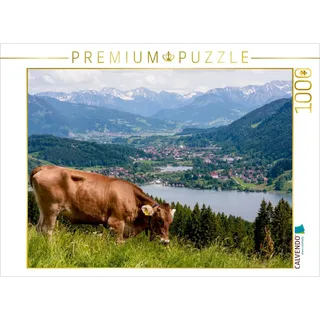 CALVENDO Puzzle EIN Motiv aus dem Kalender Oberallgäuer Landschaft 1000 Teile Puzzle quer | Lege-Größe cm Foto-Puzzle für glückliche Stunden