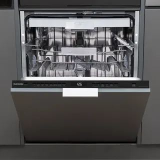 Telefunken GEV6014A Einbau-Geschirrspüler (vollintegrierbar, 598 mm, Schwarz)