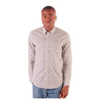 Ben Sherman Multicolour Floral Print Langarmhemd - Khaki - XL