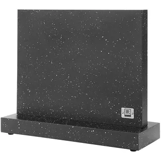 Zayiko hochwertiger beidseitig magnetischer Messerblock für bis zu 12 Messer | Holz mit Beschichtung in Marmoroptik