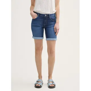 Tom Tailor Damen 1046581 Bermuda Jeans Shorts, 10281-mid Stone wash Denim, 27
