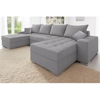 Collection AB »Josy XL U-Form, Breite: 313 cm« mit Bettfunktion, Bettkasten & 2 Zierkissen, Federkern
