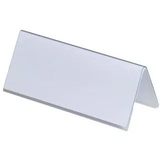 Durable Tischnamensschilder 8050-19 transparent 15,0 x 6,1 cm, 25 St.