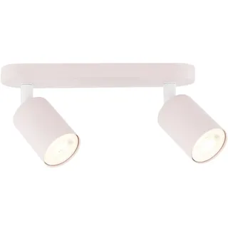 Licht-Erlebnisse Kinderzimmer Deckenstrahler Rosa 35 Cm Metall 2x GU10