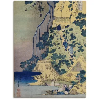 Artland Leinwandbild »Reisende beim Aufstieg eines Berges« Berge 1 Stk. tlg. als Leinwandbild, Poster in verschied. Größen, grau