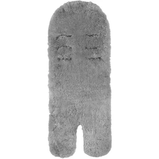 Jimmylee Kinderwageneinlage , Grau , Fell , Echtleder , Lammfell , Füllung: Polyester , 30x79 cm , Oeko-Tex® Standard 100 , temperaturausgleichend, atmungsaktiv , Baby on Tour, Kinderwagen, Kinderwagenzubehör, Sonstiges Kinderwagenzubehör