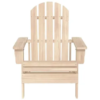vidaXL Adirondack-Gartenstuhl Massivholz Tanne - Braun