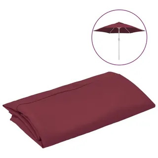 vidaXL Ersatzbezug für Sonnenschirm Bordeauxrot 300 cm