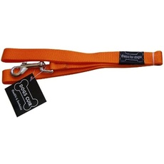 Wouapy Hundeleine Basic Line De Wouapy, 20 mm x 1 m, Orange