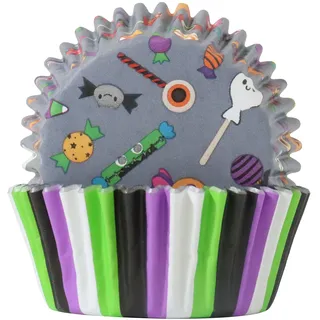 PME Legend PME Halloween Folienbeschichtete Cupcake-Förmchen - Trick oder Süß (60 Stück)