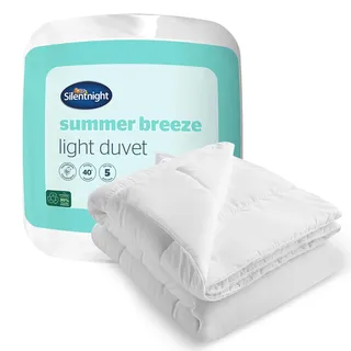 Silentnight Kühler Sommer-Duvet Steppbettdecke - 4.5 Tog - Einzelbett 135 x 200cm