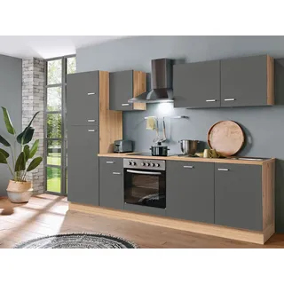 Menke Küchenzeile Artisan Classic 270 cm grau