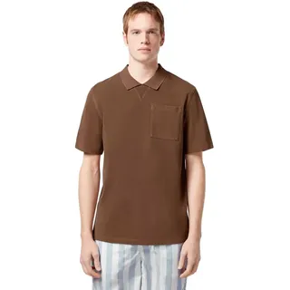 Scotch & Soda 180098 Relaxed Fit Kurzarm-poloshirt - Cold Brew - M