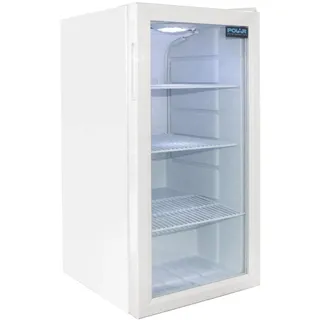 Polar CF750 Serie C Displaykühlschrank Tischmodell 88L , Weiß, 825(H)x 430(W)x 480(D)mm