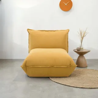DOMO collection Nantes Loungesessel 78 x 73 x 100 cm mango