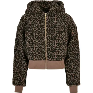 URBAN CLASSICS Short Oversize Sherpa Jacke - XXL - Schwarz
