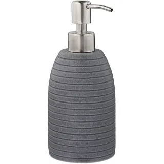 Relaxdays Seifenspender 300 ml Grau