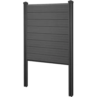 Mendler WPC Sichtschutz 105 cm grau