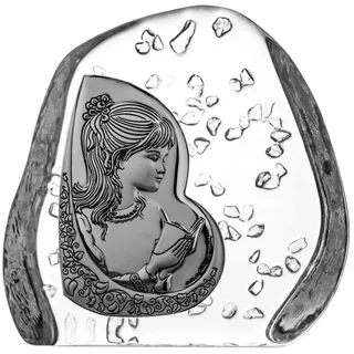 Crystaljulia Briefbeschwerer, Bleikristall, transparent, 11,5 cm