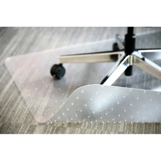 Bodenschutzmatte mit Noppen 74 cm x 120 cm Transparent