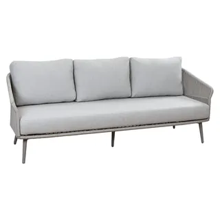 Loungesofa Alezio | 3 Sitzer | Beige | Camel Sake | Aluminium und Rope - Beige